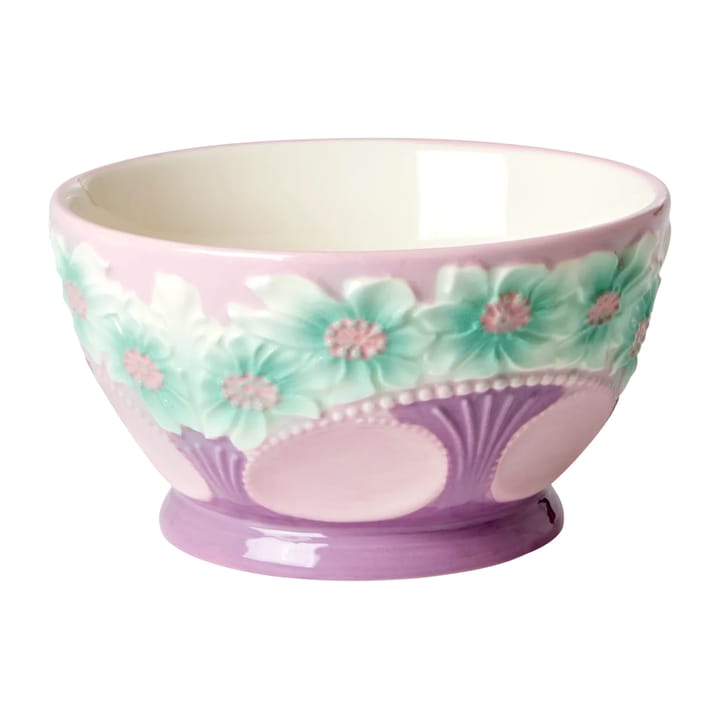 Rice Embossed Flower Keramikschale Ø12cm - Lavender - RICE