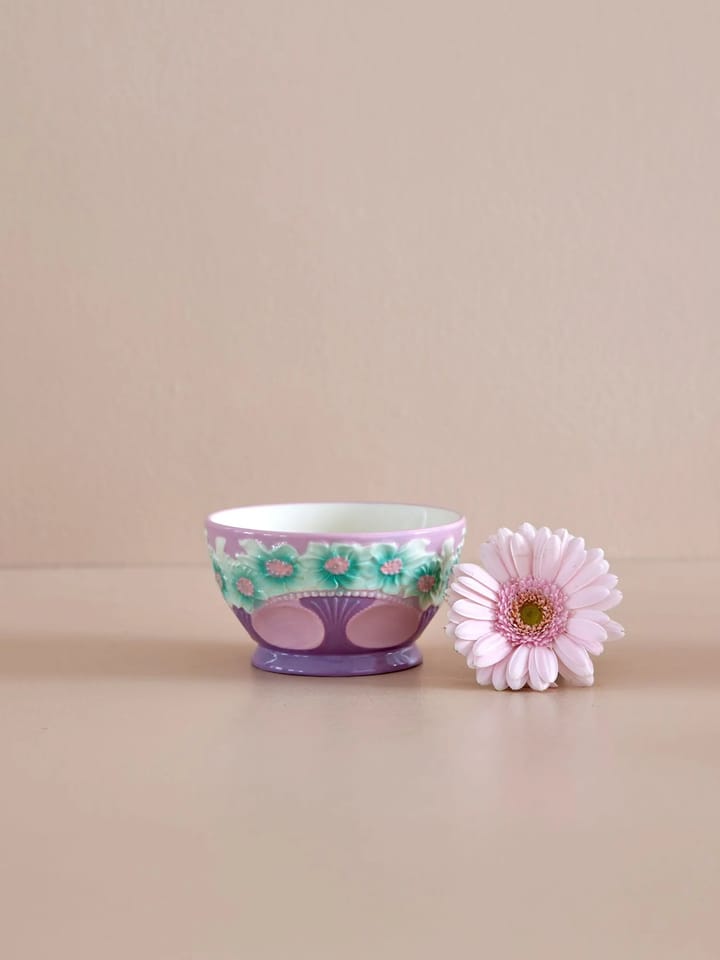 Rice Embossed Flower Keramikschale Ø12cm - Lavender - RICE