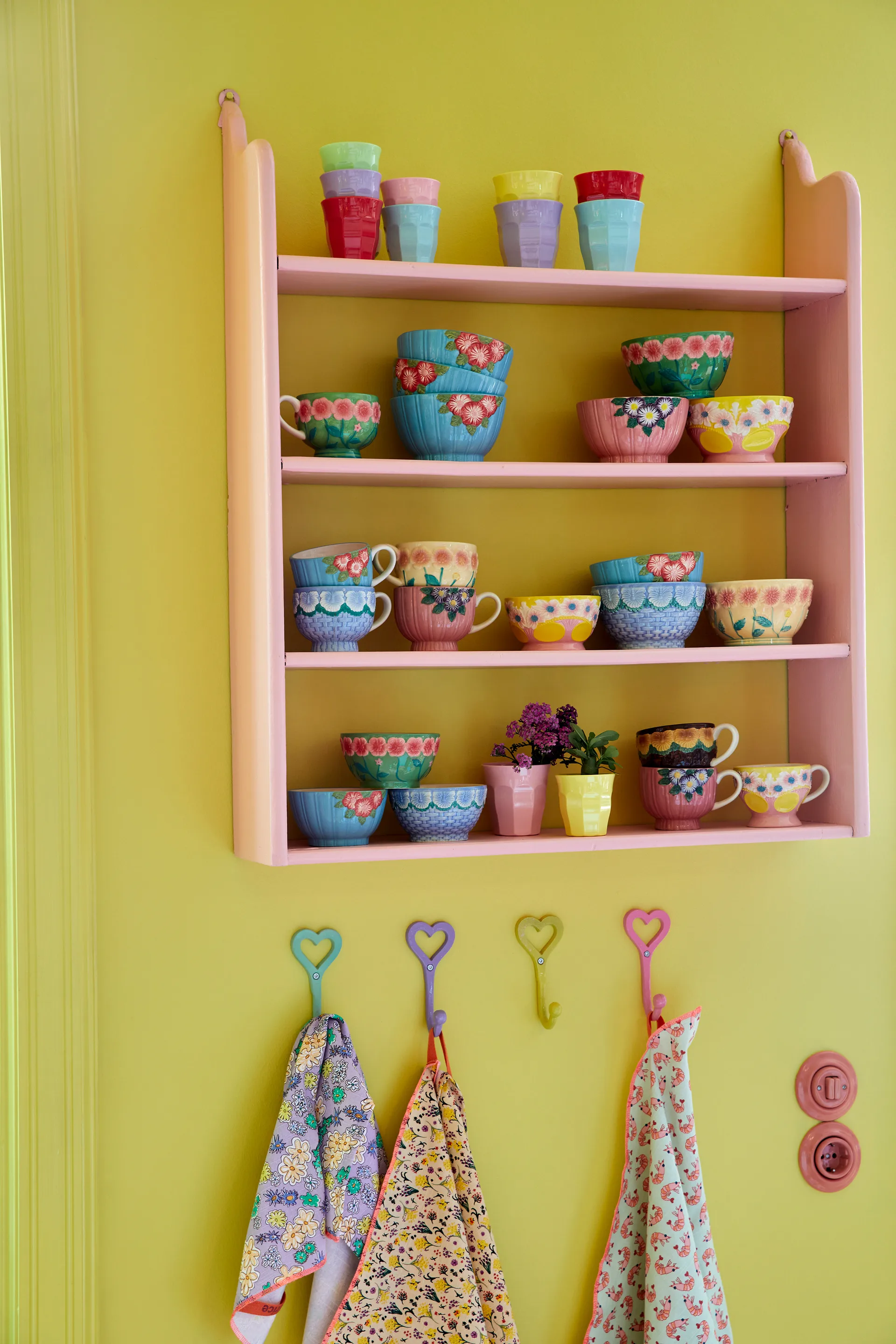 Rice Embossed Flower Keramikschale Ø12cm, Sage Green RICE