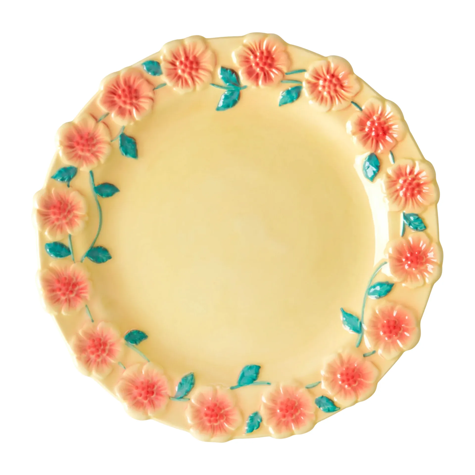 Rice Embossed Flower kleiner Teller Ø20cm, Creme RICE