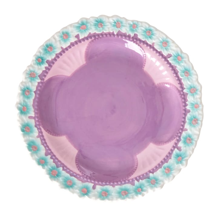 Rice Embossed Flower kleiner Teller Ø20cm - Lavender - RICE