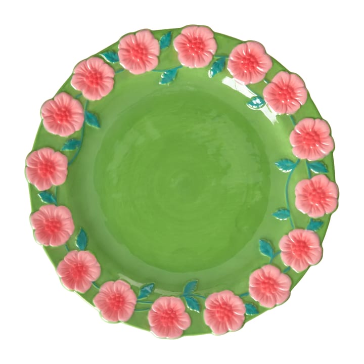 Rice Embossed Flower kleiner Teller Ø20cm, Sage green RICE