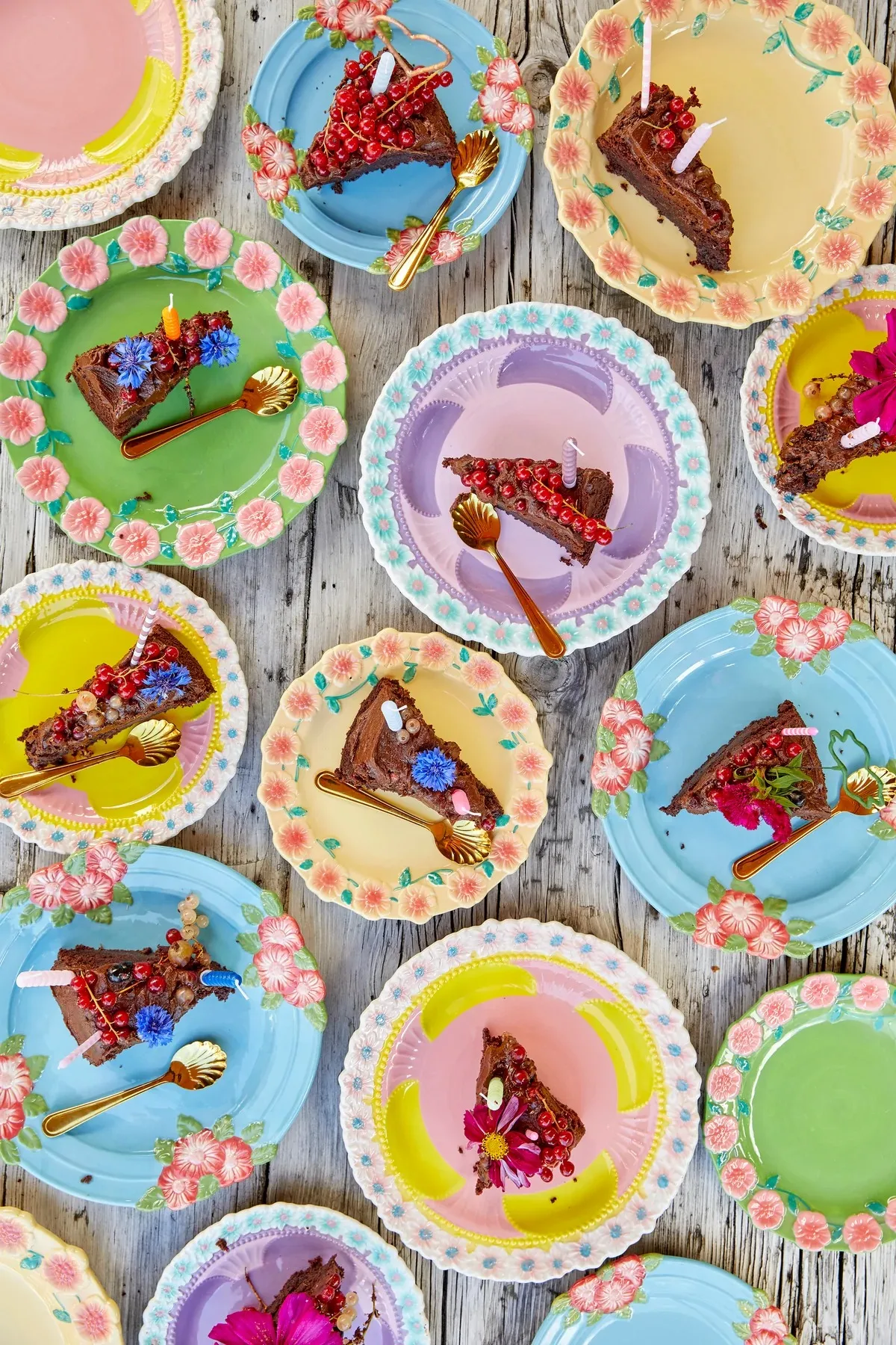 Rice Embossed Flower kleiner Teller Ø20cm, Sage green RICE