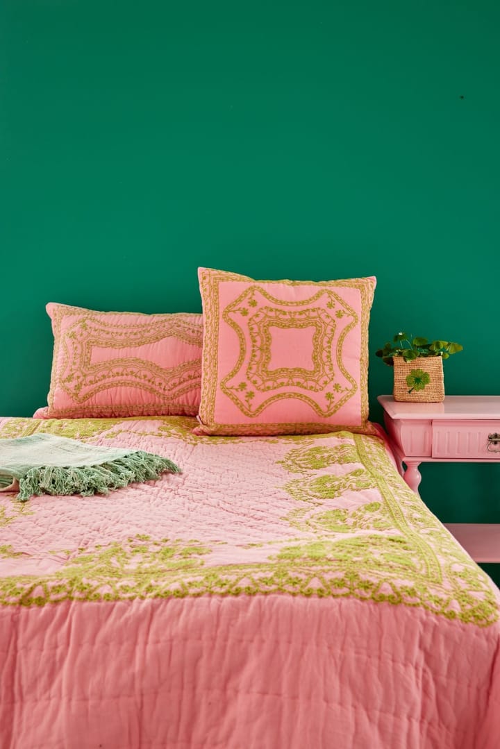 Rice gesteppte Tagesdecke 225x225 cm, Soft pink RICE