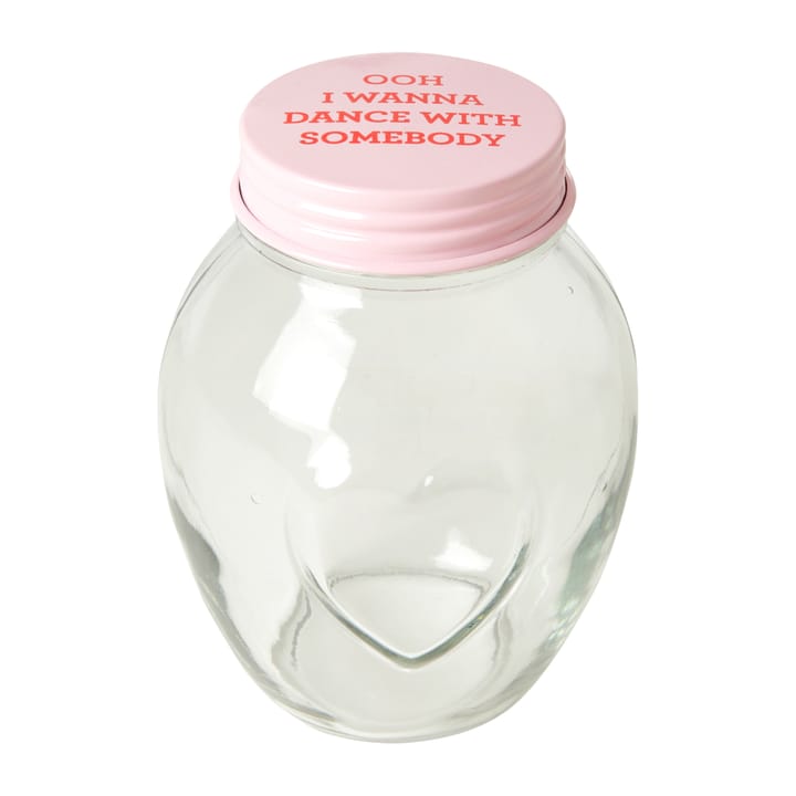 Rice Glasdose mit Deckel large 1,8 Liter, Pink RICE