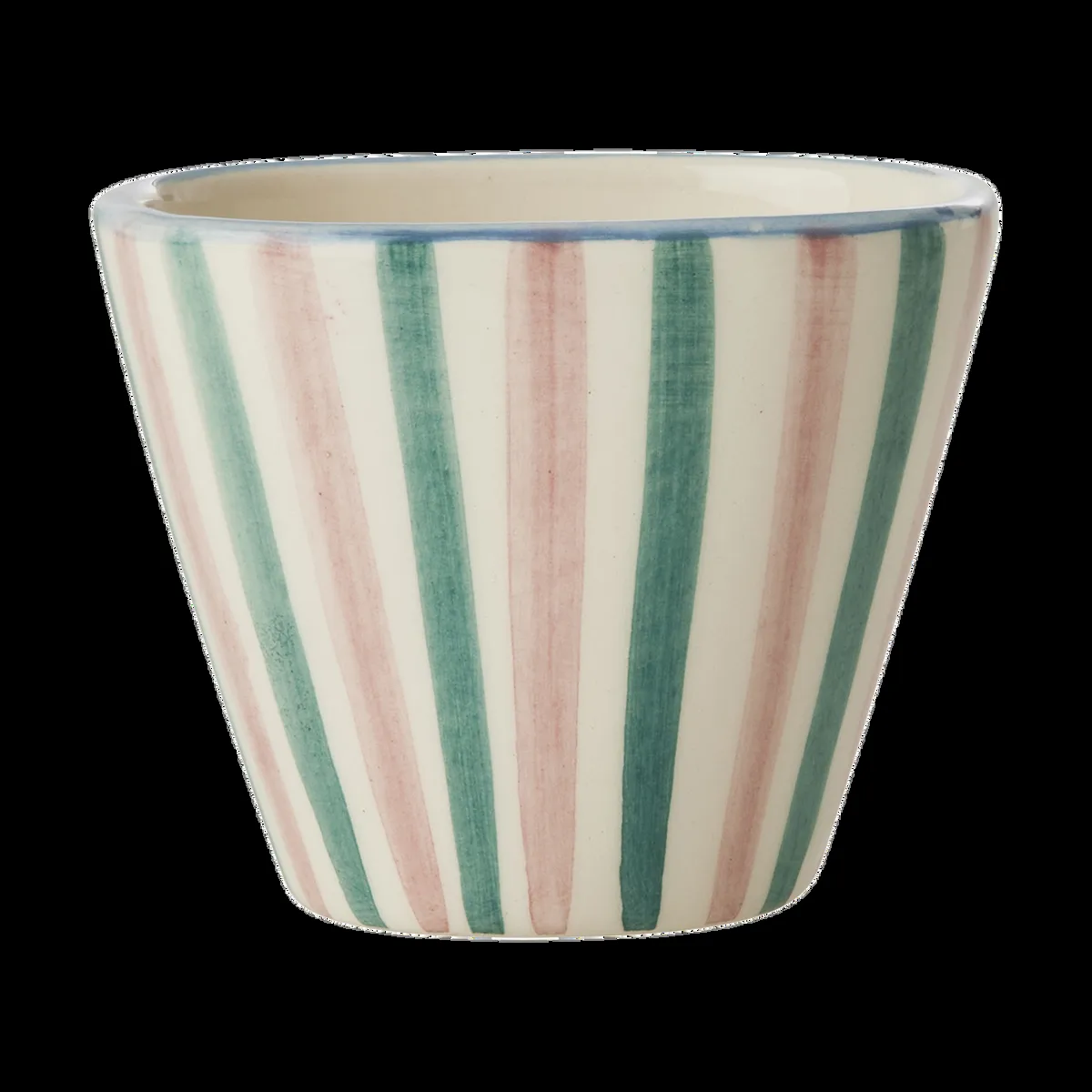 RICE Rice Keramik-Espressotasse 7 cl Stripes