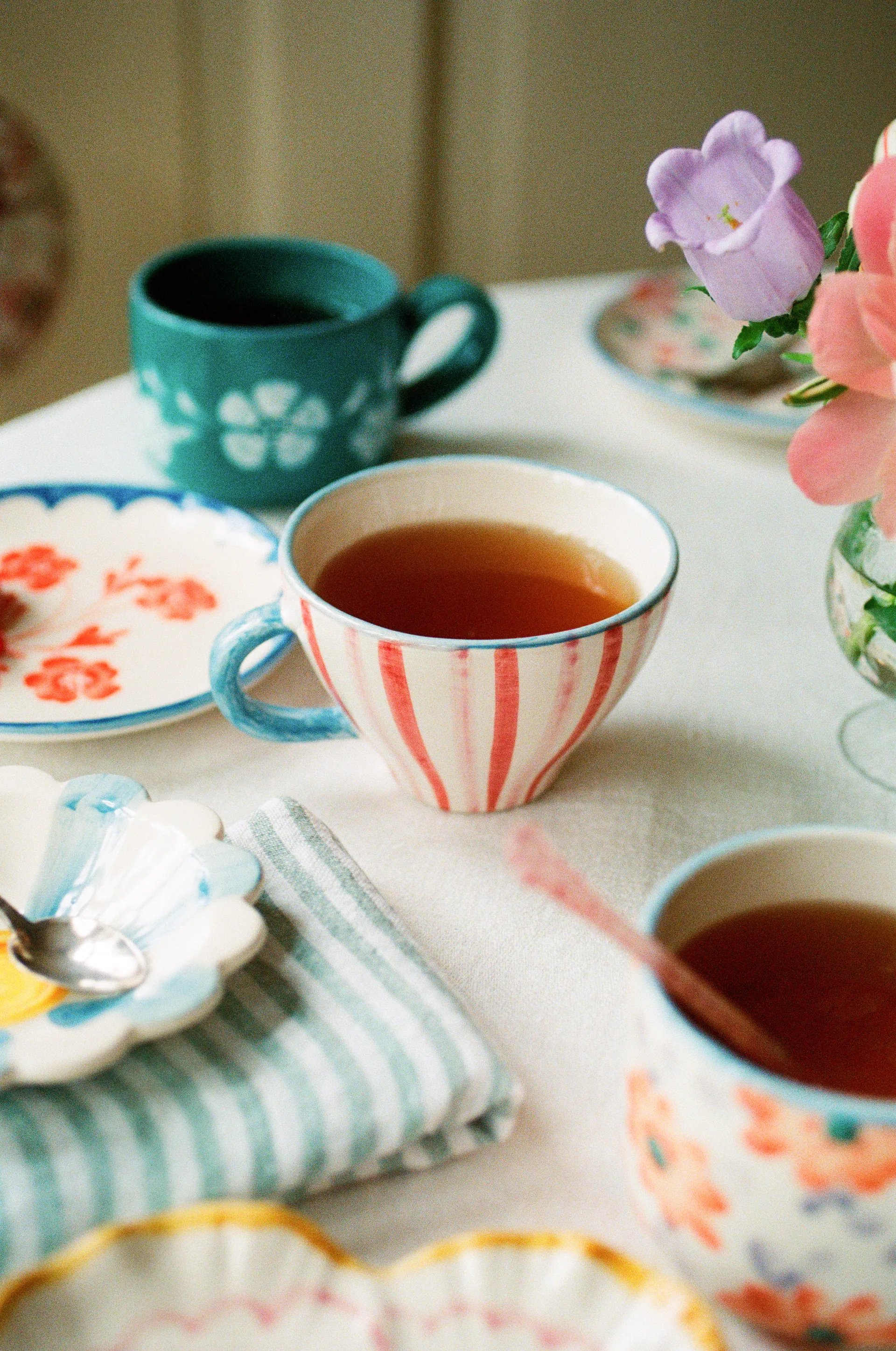 Rice Keramik Teetasse, Stripes RICE