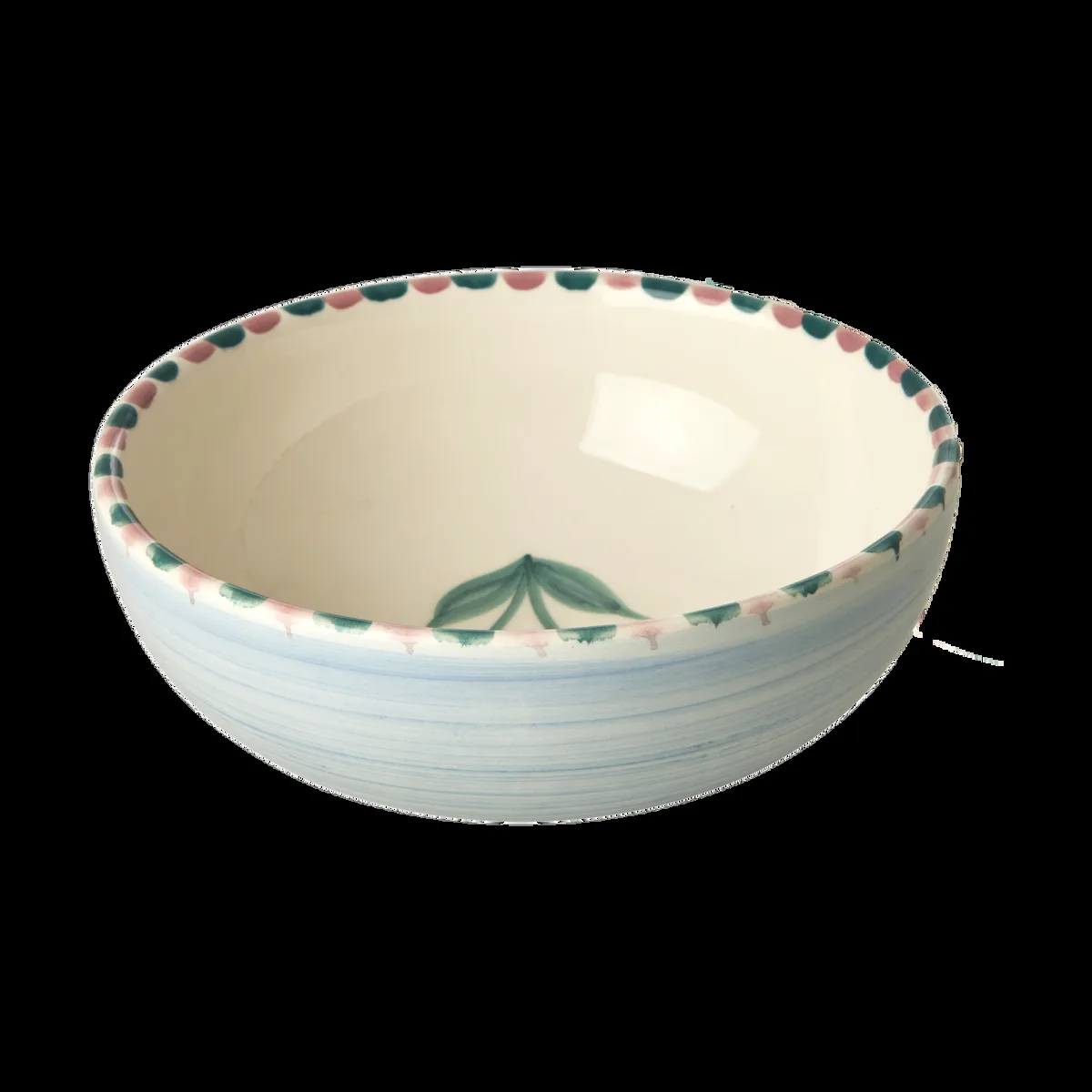 RICE Rice Keramikschale 35 cl Cherry-blue