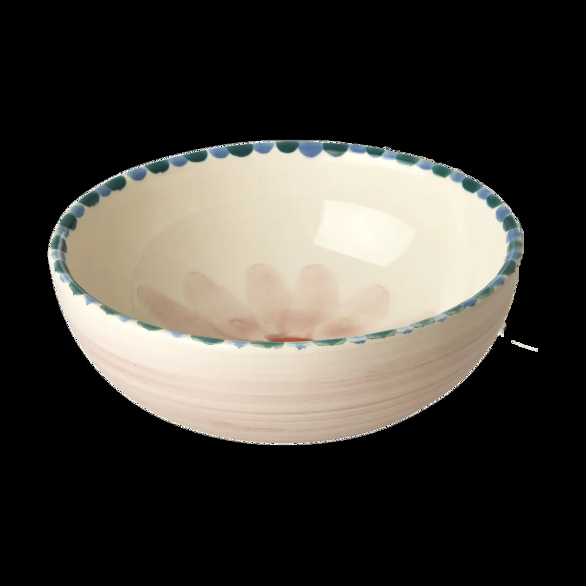 RICE Rice Keramikschale 35 cl Soft Pink Flower-lavender