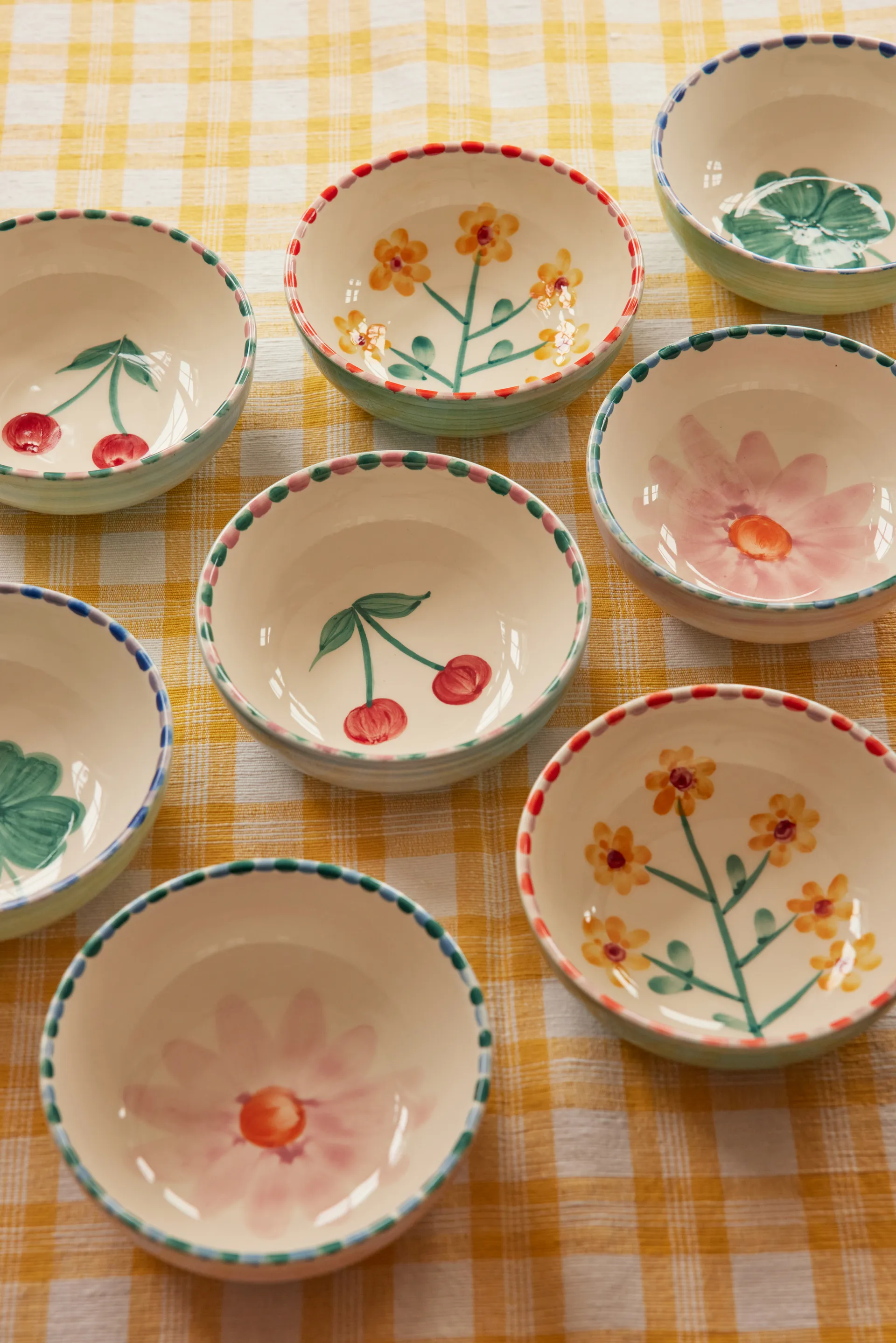 Rice Keramikschale 35 cl, Soft Pink Flower-lavender RICE