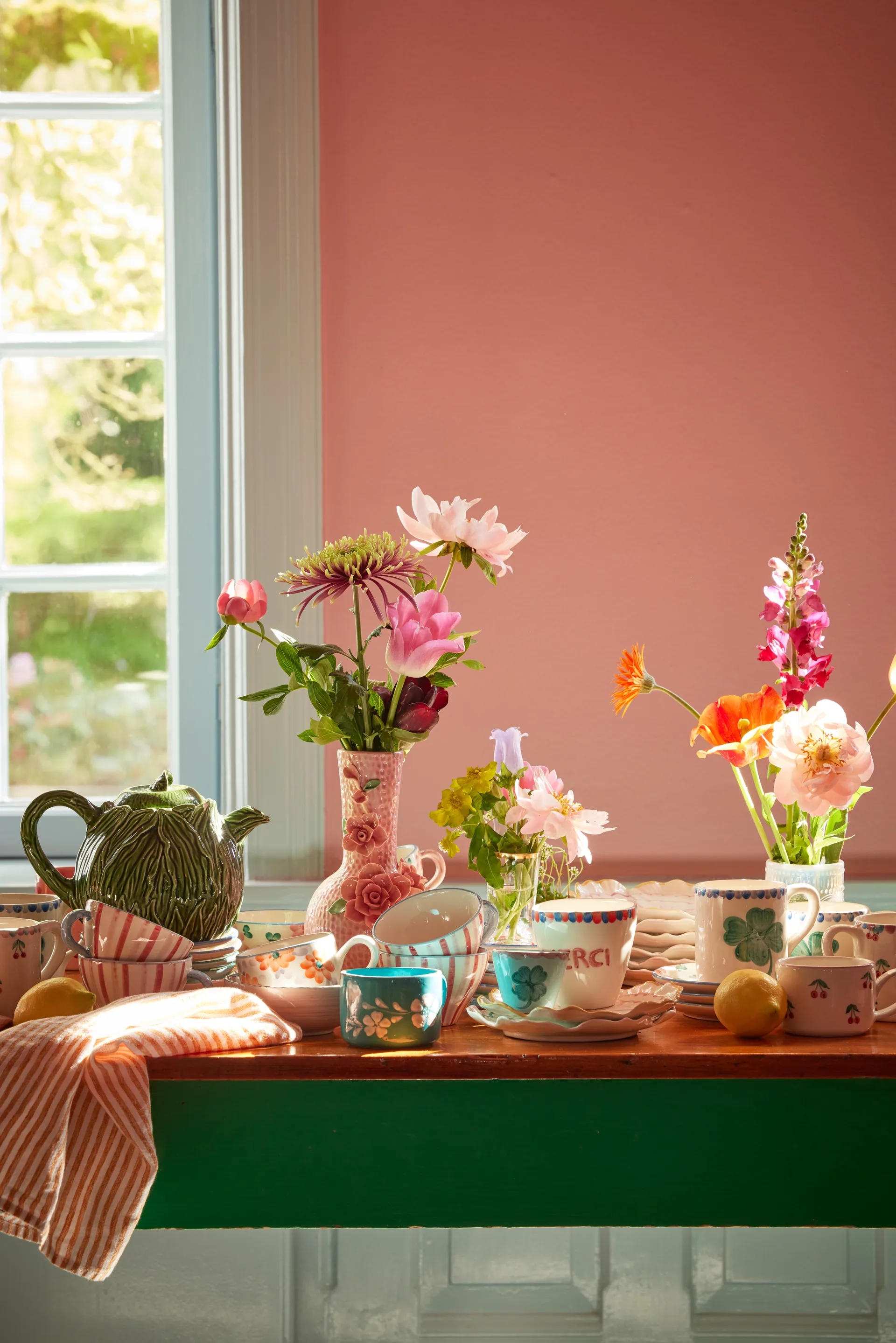 Rice Keramiktasse 42 cl, Good Luck Clover RICE