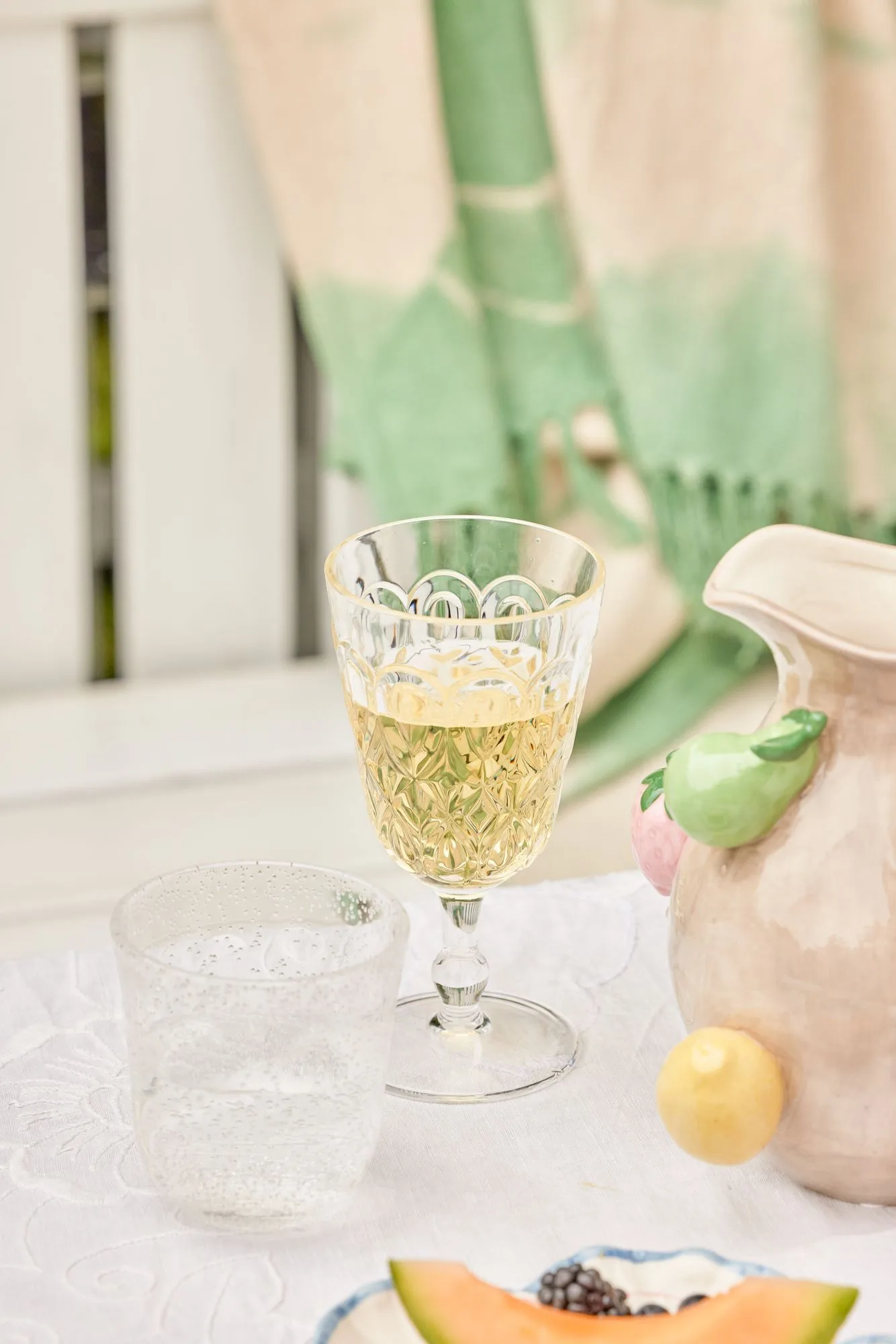 Rice Keramikvase 25 cm, Embossed fruits RICE