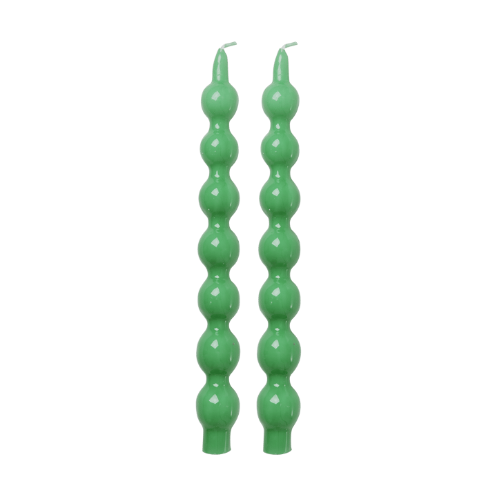 Rice Kerze 30,2 cm 2er-Pack - Green - RICE