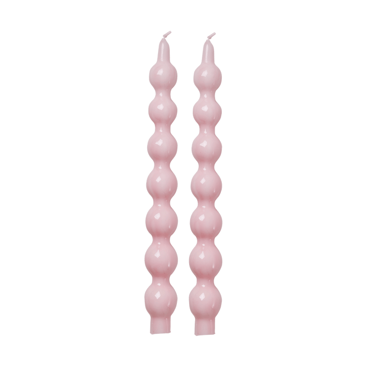 Rice Kerze 30,2 cm 2er-Pack - Soft pink - RICE