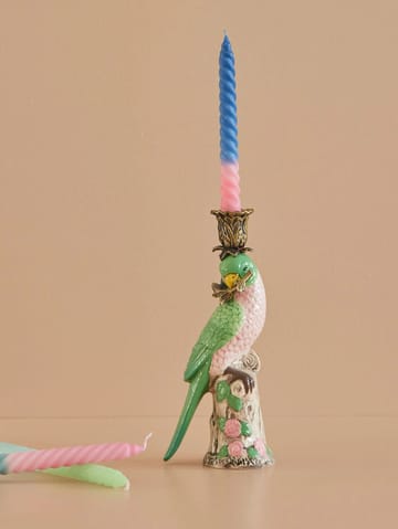 Rice Kerzenhalter Vogel 23cm - Green - RICE
