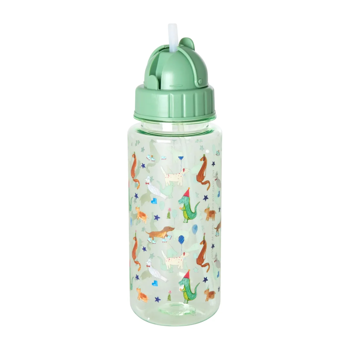 Rice Kinder Wasserflasche 50 cl, Animal print-green RICE
