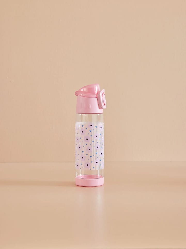 Rice Kinder Wasserflasche 50 cl, Flower print-pink RICE