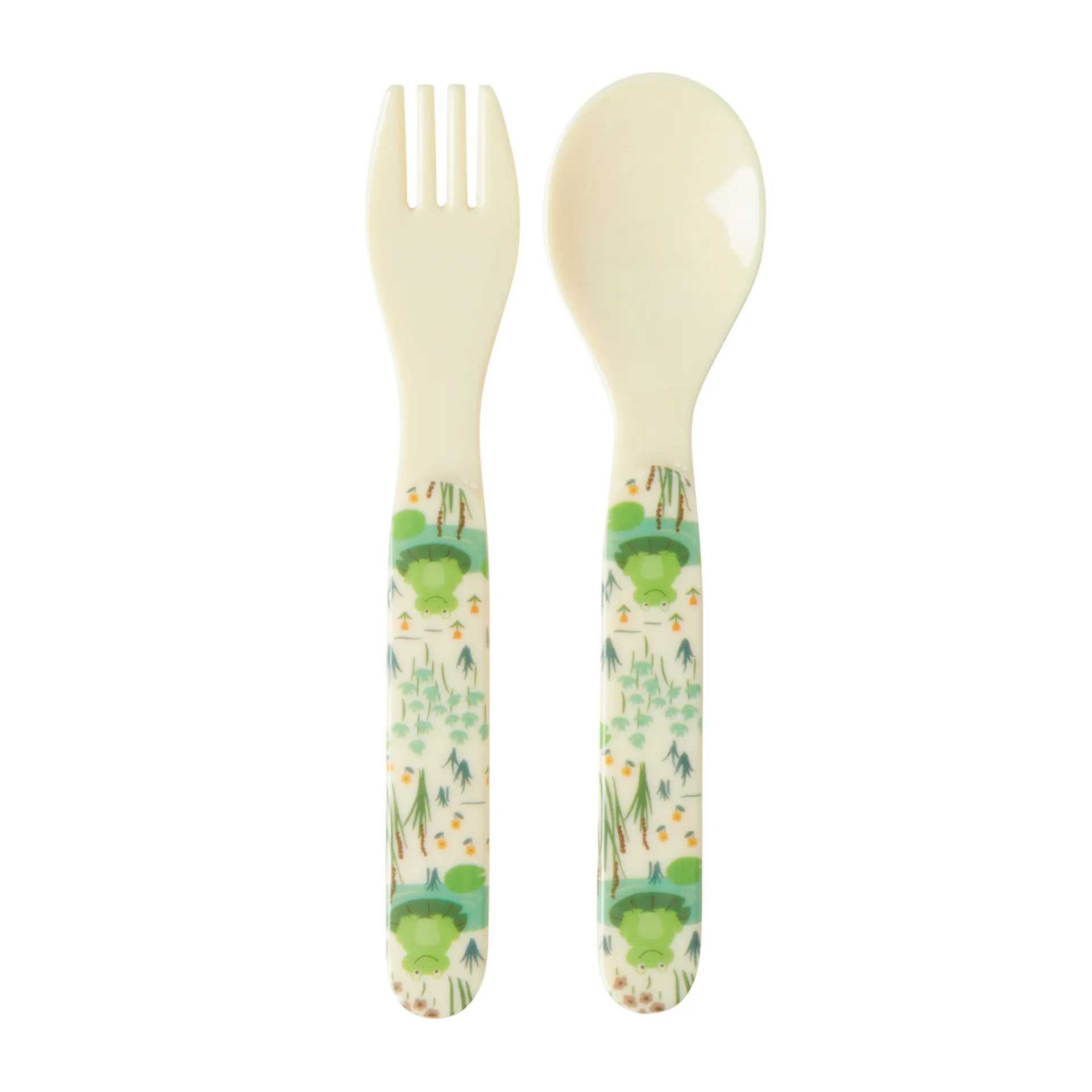 Rice Kindergeschirr 4 Teile, Frog RICE