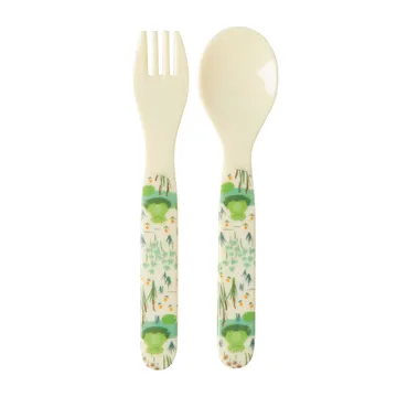 Rice Kindergeschirr 4 Teile - Frog - RICE