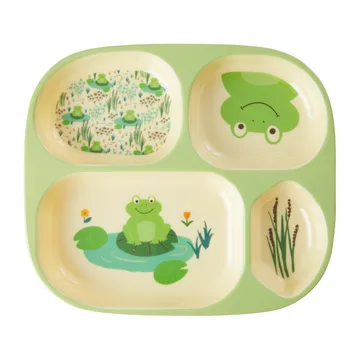 Rice Kindergeschirr 4 Teile - Frog - RICE