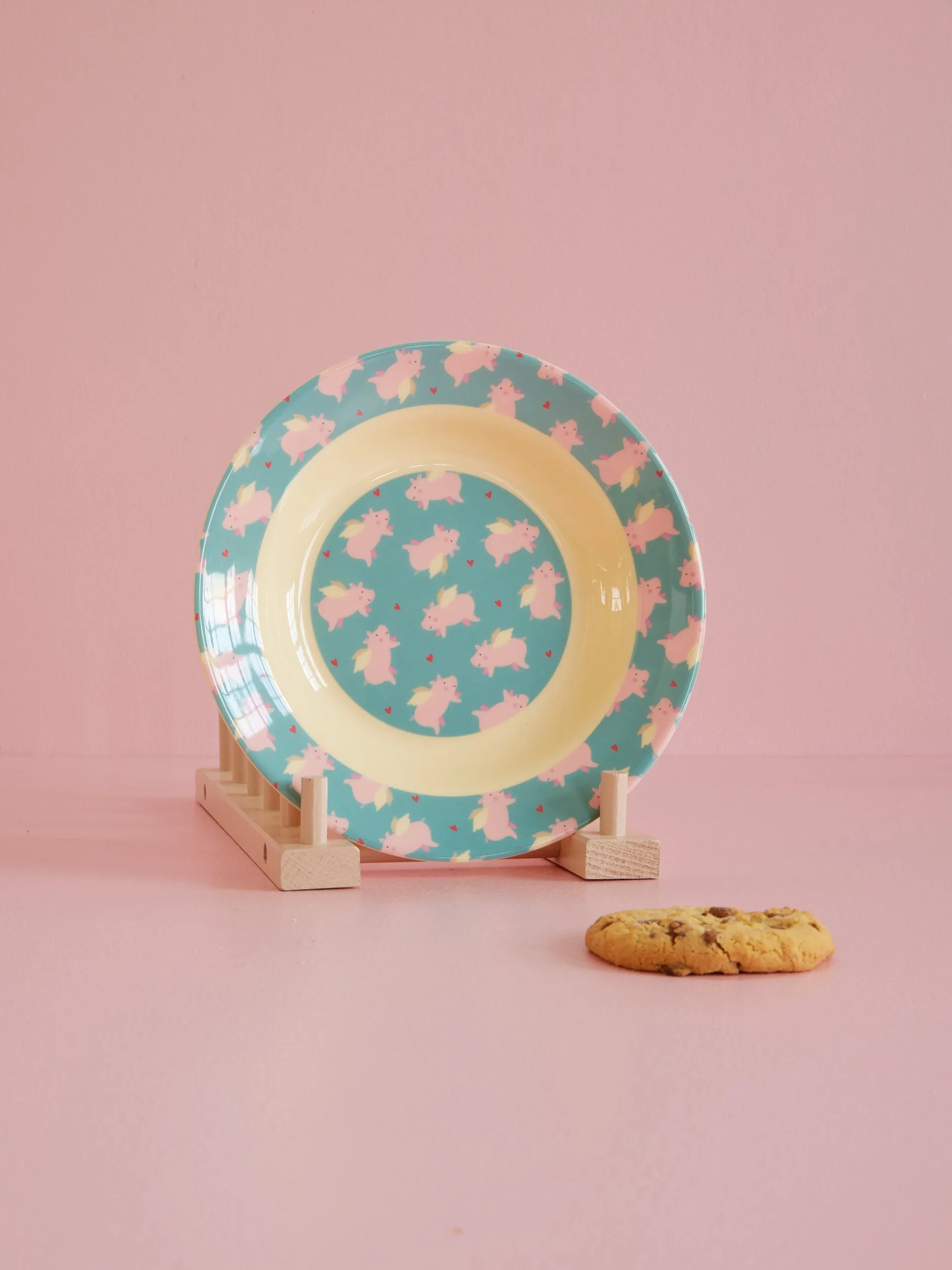 Rice Kinderschale Melamin Ø20cm, Flying pig RICE