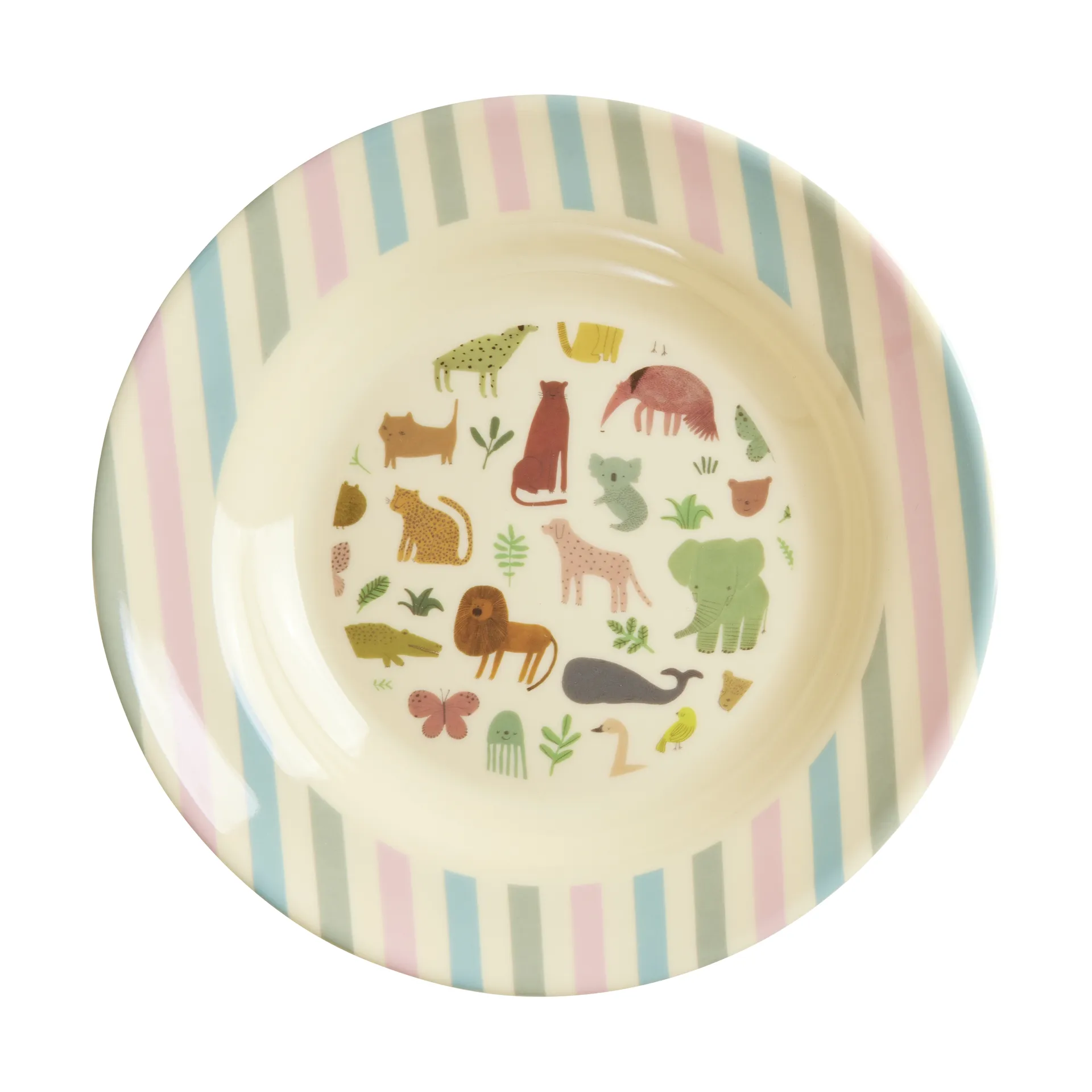 Rice Kinderschale Melamin Ø20cm, Sweet Jungle Print RICE