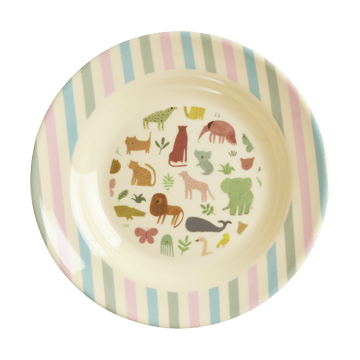 Rice Kinderschale Melamin Ø20cm - Sweet Jungle Print - RICE