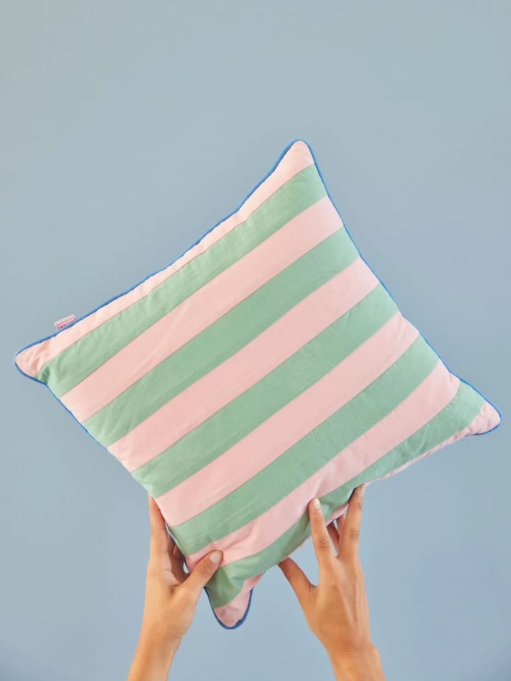 Rice Kissen gestreift 40 x 40cm, Pink-green RICE