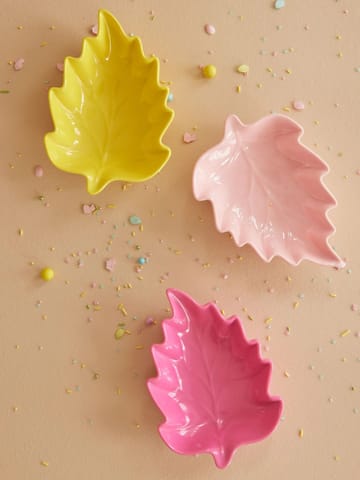 Rice Leaf Servierschale melamin 3 Teile - Pink-yellow-fuchsia - RICE
