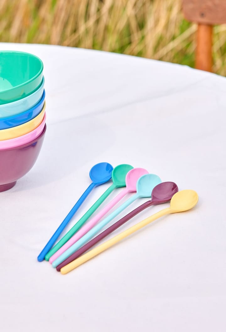 Rice Löffel Lang Melamin 6er Pack, Show youre true colors RICE