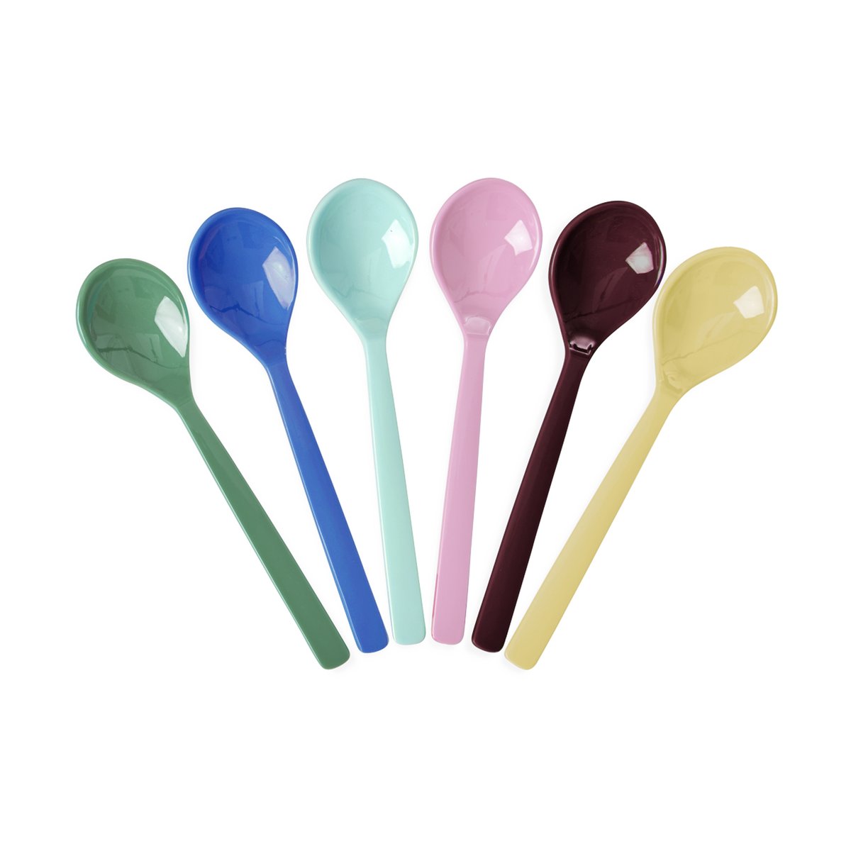 RICE Rice Löffel Melamin14 cm 6er Pack Show youre true colors