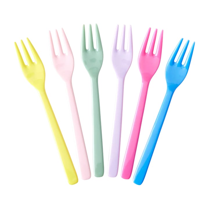 Rice melamin Gabel 6er Pack - Multicolor - RICE