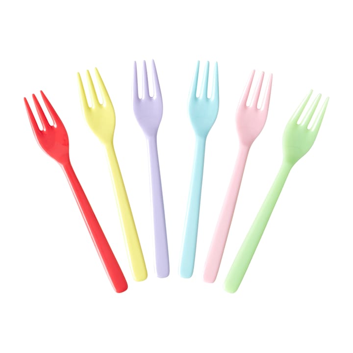 Rice melamin Gabel 6er Pack - Yippie yippie yeah - RICE