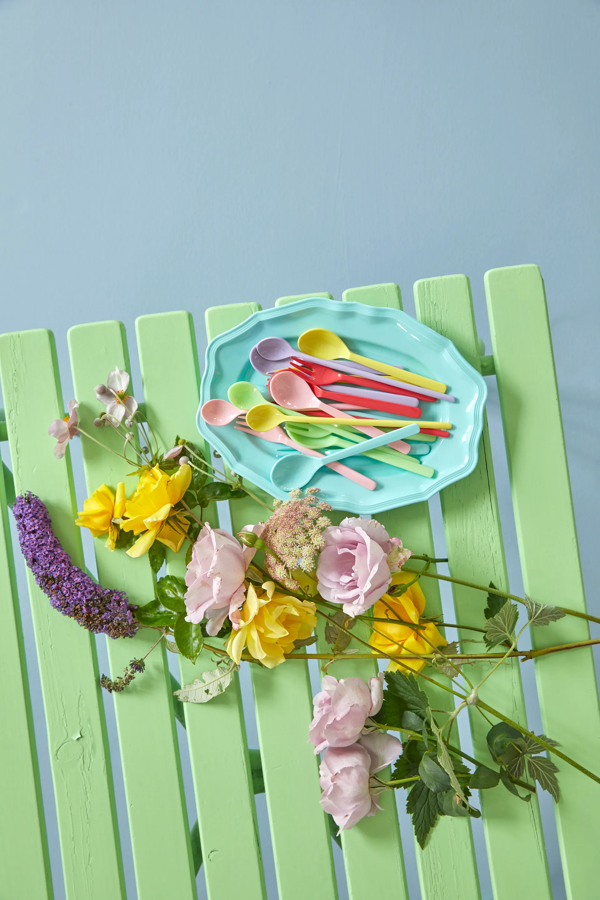 Rice melamin Gabel 6er Pack, Yippie yippie yeah RICE