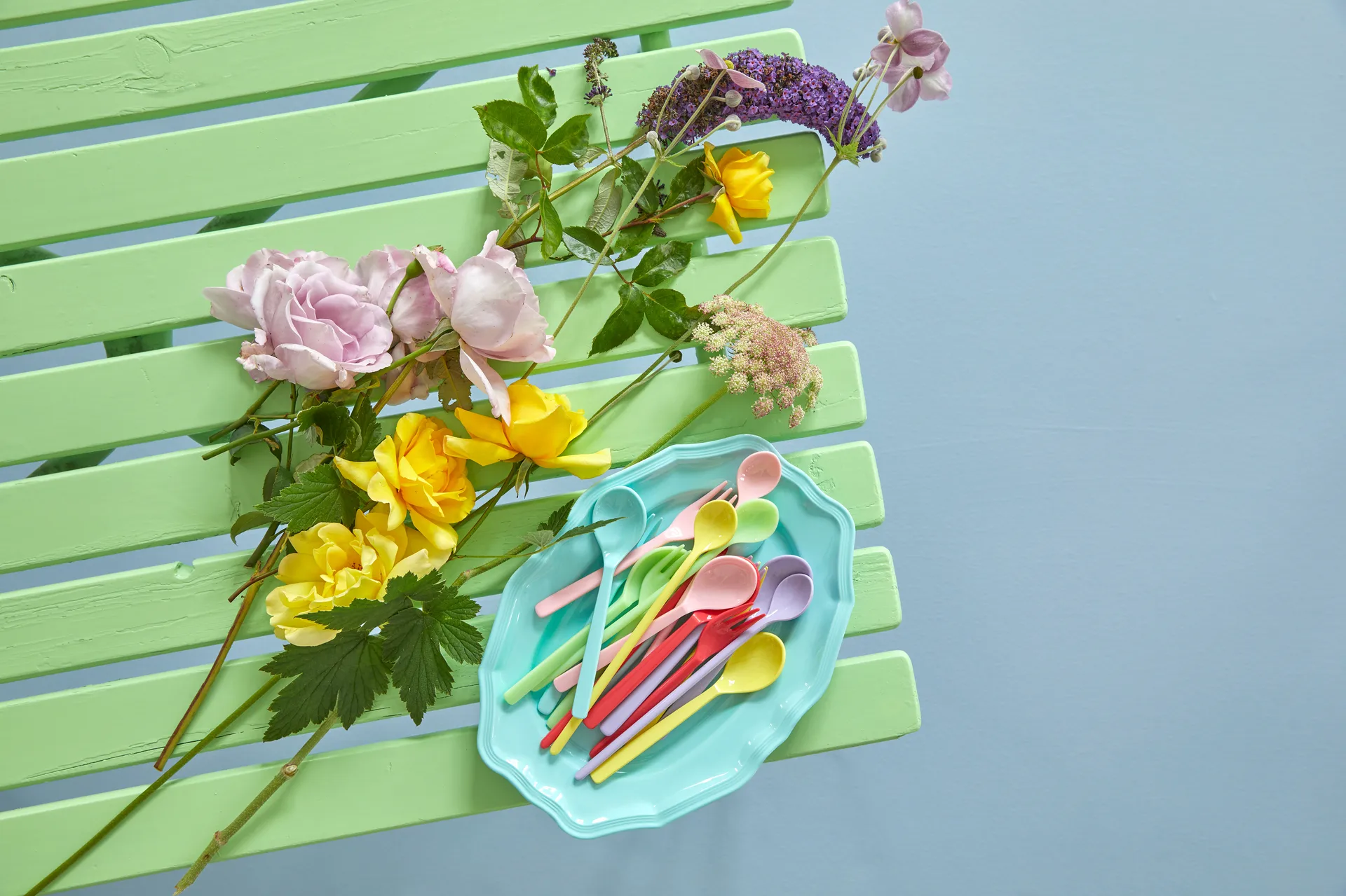 Rice melamin Gabel 6er Pack, Yippie yippie yeah RICE