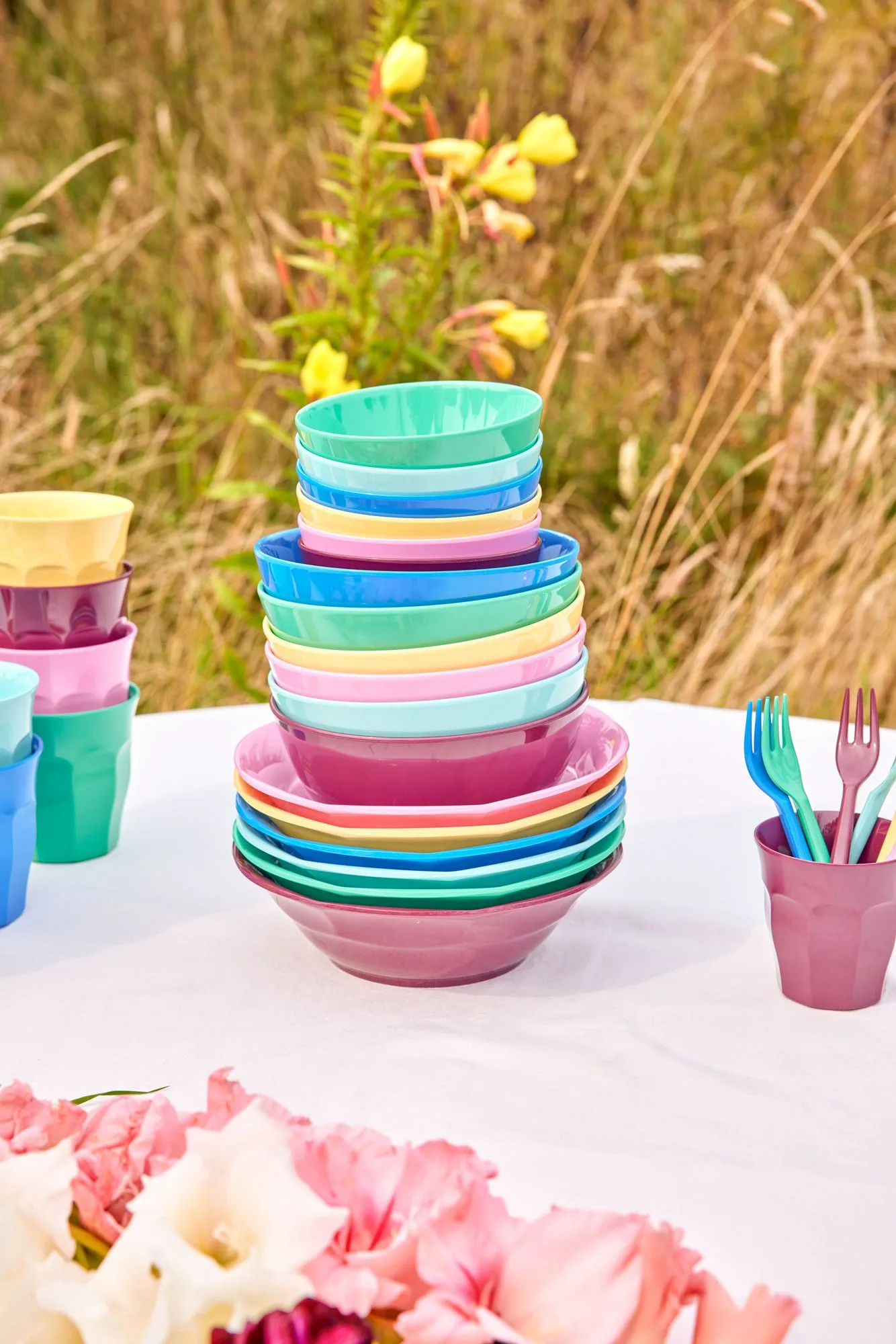 Rice Melamin Schale medium 70 cl 6er-Pack, Show youre true colors RICE