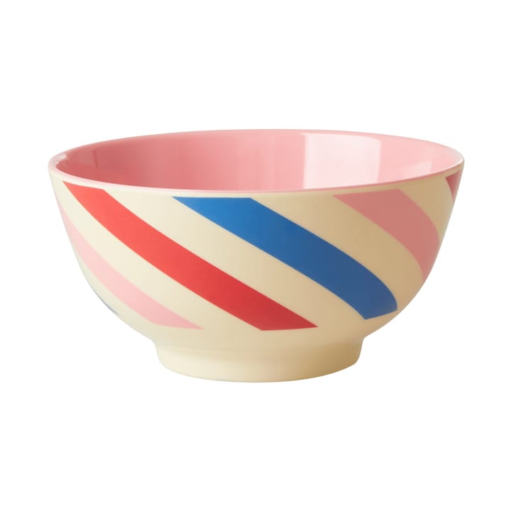 Rice Melamin Schale medium - Candy stripes - RICE