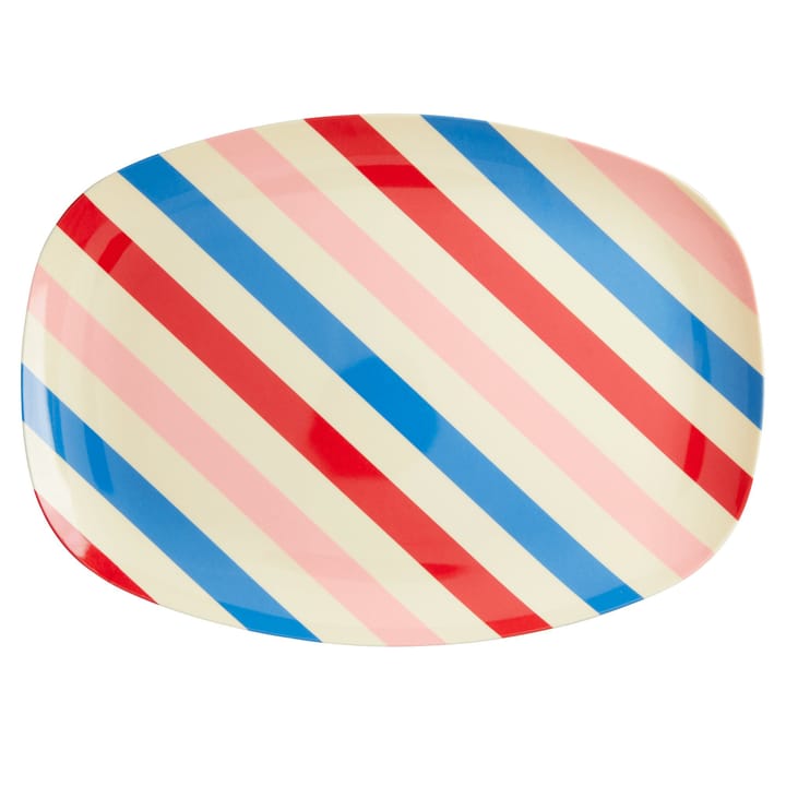 Rice melamin Teller 22 x 30cm - Candy stripes - RICE
