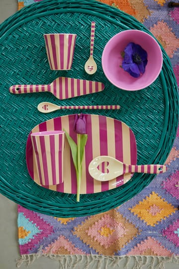 Rice Melaminbecher medium - Stripes - RICE
