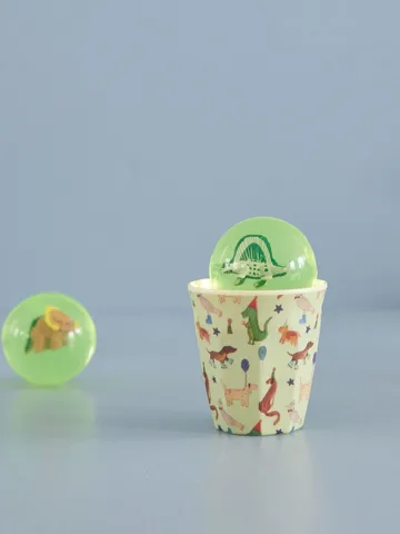 Rice Melaminbecher small 20 cl - Animal print-green - RICE
