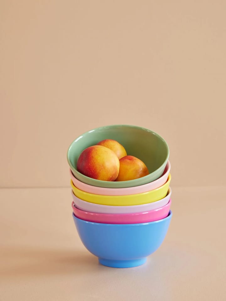 Rice Melaminschale medium Ø15cm 6 Teile, Multicolor RICE