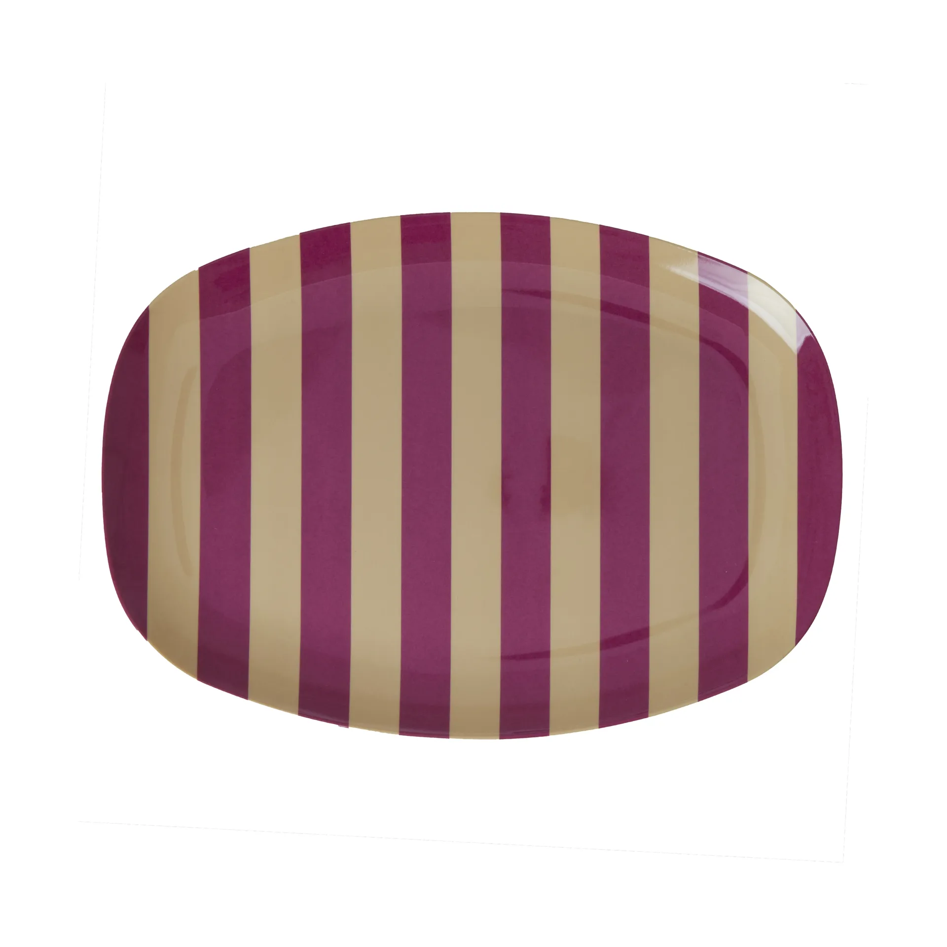 Rice Melaminteller 22 x 30cm, Graphic flower RICE