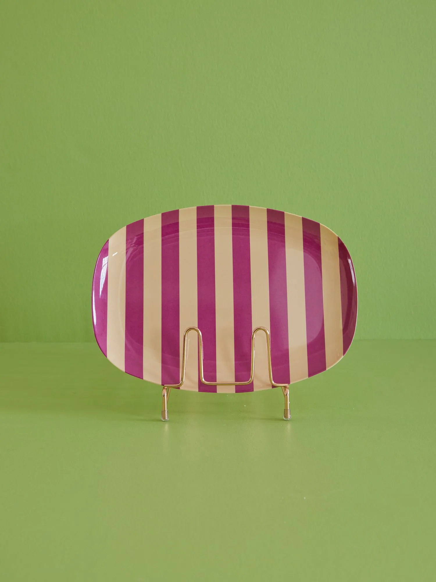 Rice Melaminteller 22 x 30cm, Graphic flower RICE