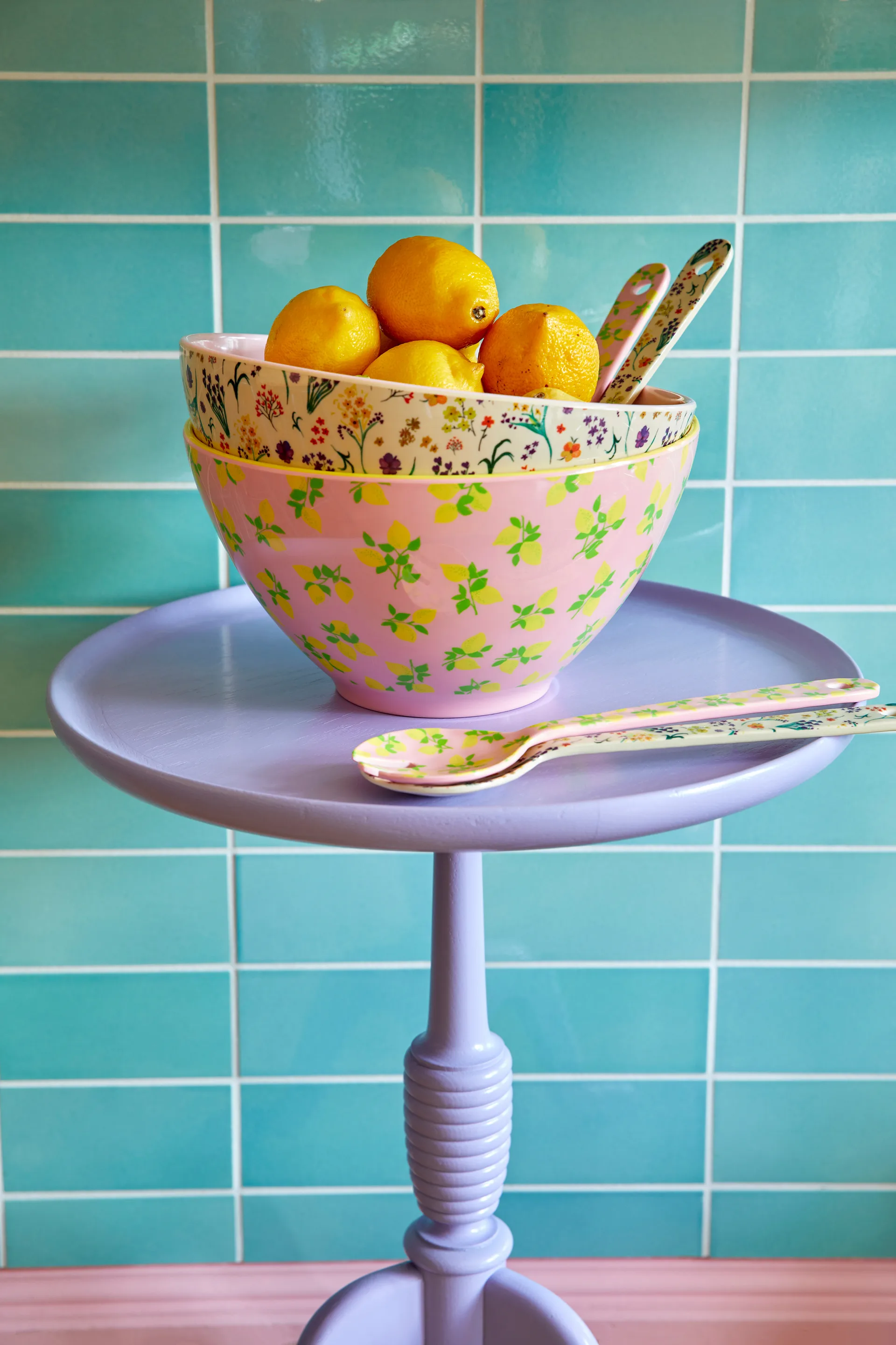 Rice Salatbesteck Melamin 2 Teile, Wild flowers RICE