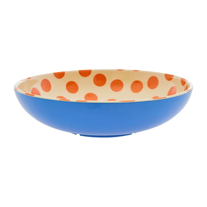 Rice Salatschale melamin Ø29,9cm - Orange dots-blue - RICE