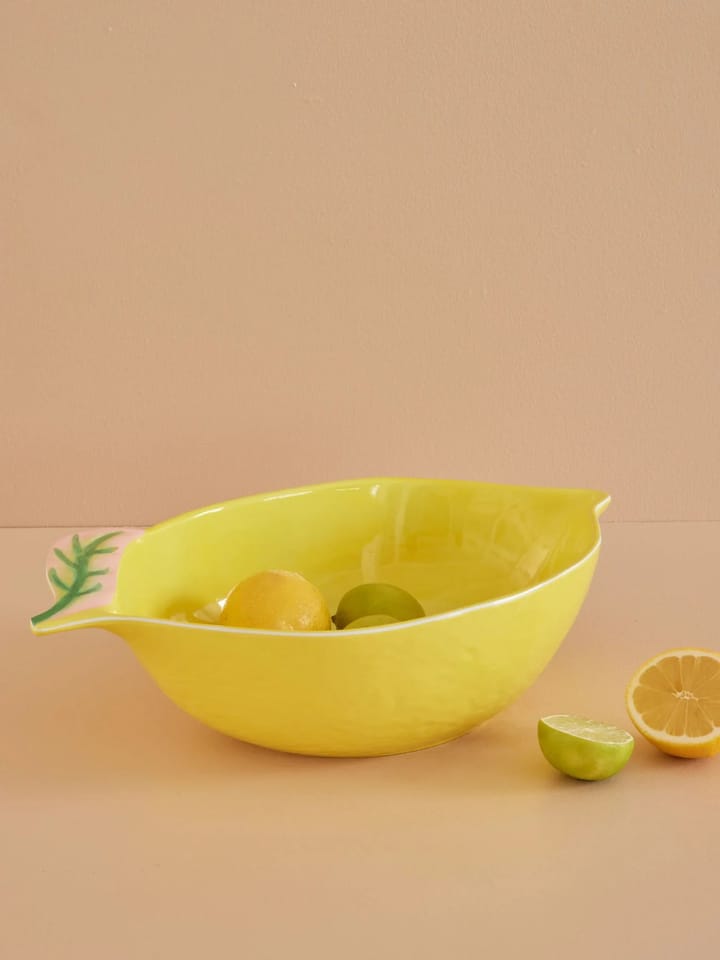 Rice Salatschale Zitrone 24 x 41cm, Yellow RICE