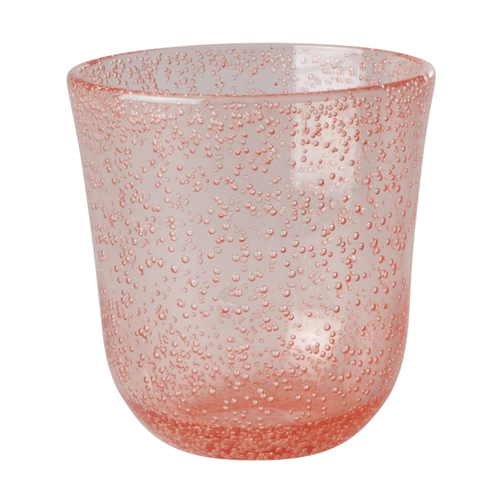 Rice Tumblerglas Bubble Design Akryl, 41 cl - Peach - RICE