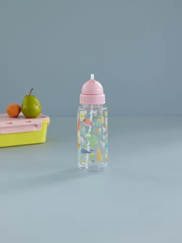 Rice Wasserflasche für Kinder 45 cl - Sweet Jungle Print-Soft Pink - RICE