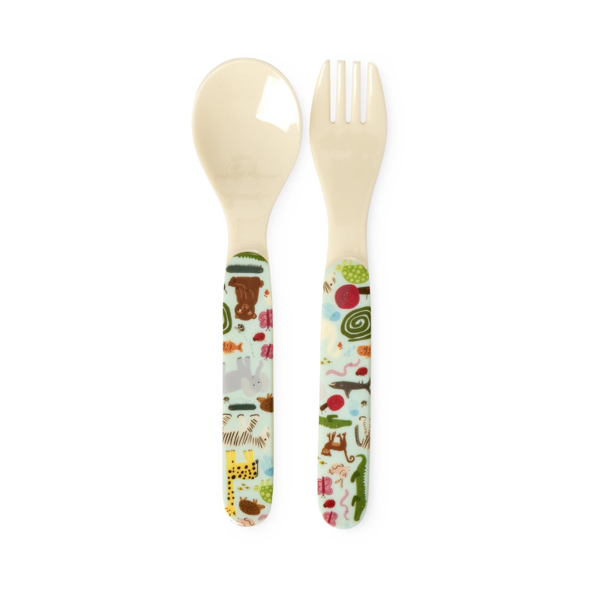 RICE Rice wildlife Kindergeschirr 2-teilig Mint