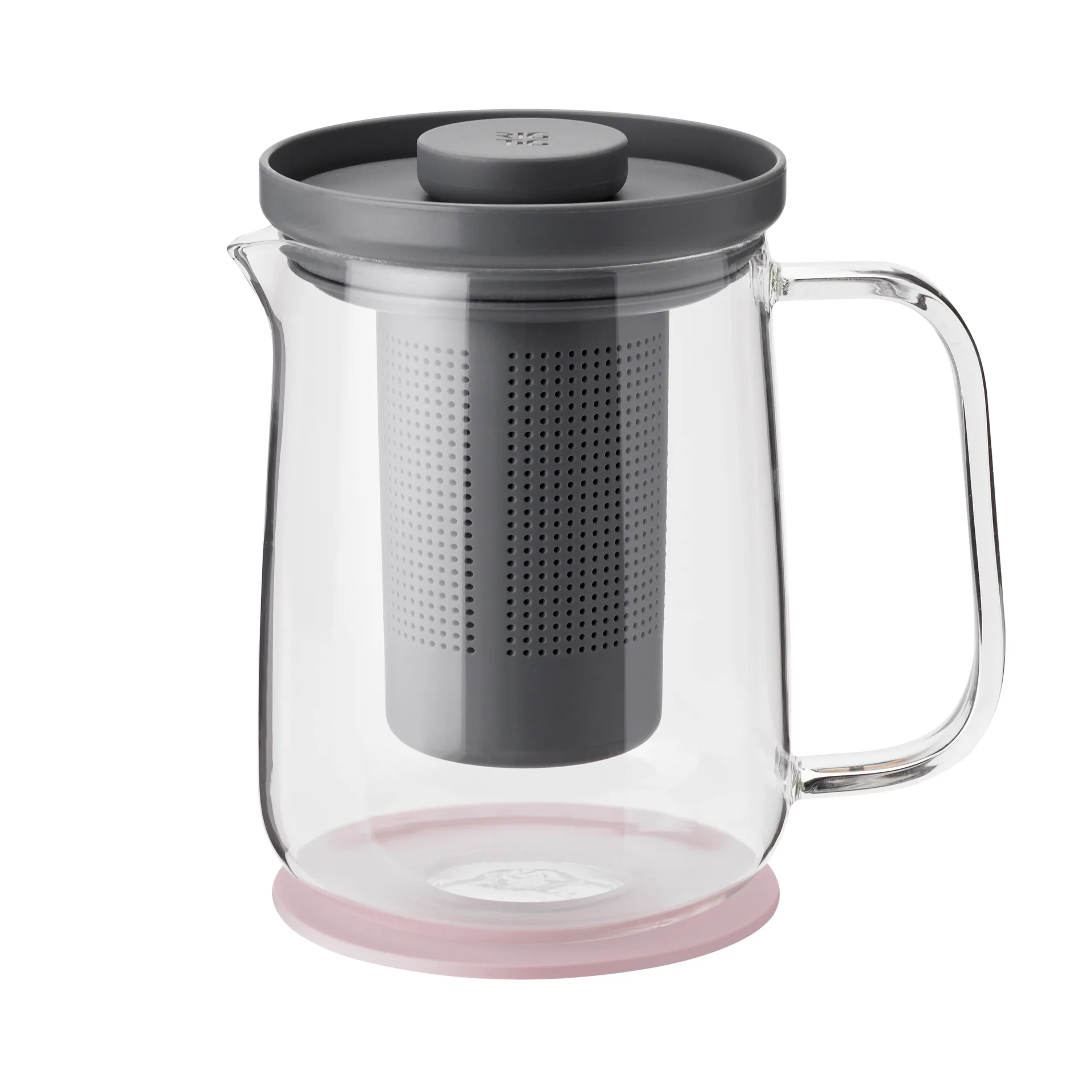 Brew-It Teekanne 0,7 L, Grau-rosa RIG-TIG